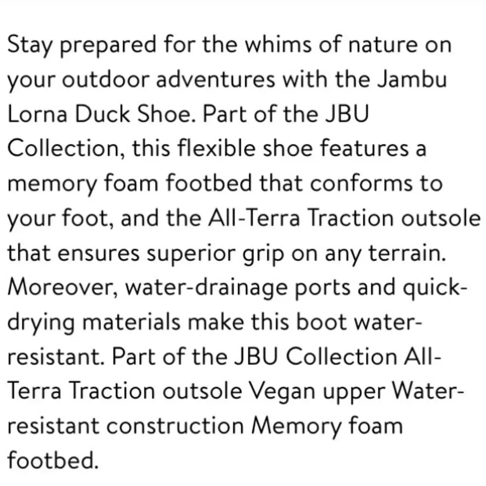 Jambu Lorna Duck Insulated Winter Boots Vegan Water Resistant Women’s Size 7